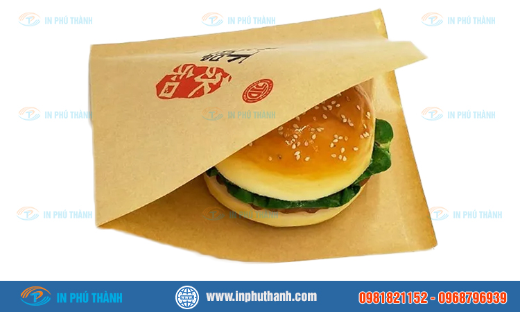 Túi giấy đựng hamburger