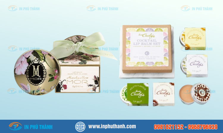 Hộp giấy đựng son nhiều mẫu đẹp thiết kế theo yêu cầu - In Phú Thành