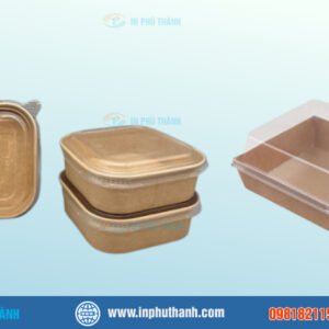 Hộp giấy Kraft vuông