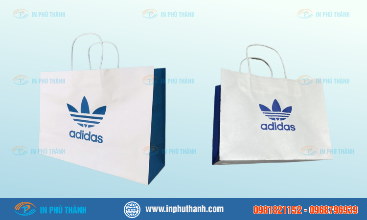 Túi giấy Adidas nhiều mẫu đẹp, sang trọng và đẳng cấp - In Phú Thành