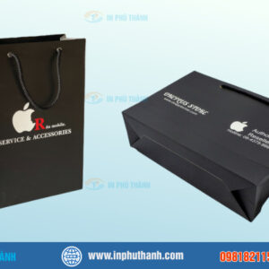 Túi giấy Apple nhiều mẫu đẹp, sang trọng - In Phú Thành Túi giấy Apple