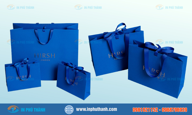 Túi giấy Couche nhiều mẫu đẹp thiết kế theo yêu cầu - In Phú Thành Túi giấy Couche