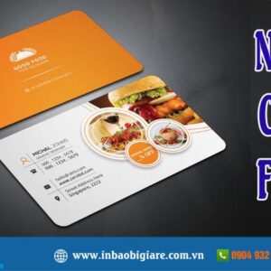 Name card food