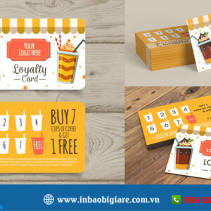 Name card trà sữa nhiều mẫu đẹp, thiết kế in theo yêu cầu - Phú Thành Name card trà sữa