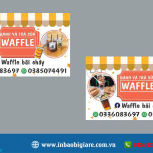 Name card trà sữa nhiều mẫu đẹp, thiết kế in theo yêu cầu - Phú Thành Name card trà sữa