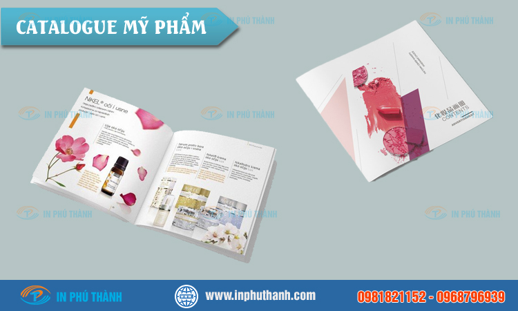 Catalogue mỹ phẩm nhiều mẫu đẹp, sang trọng - In Phú Thành