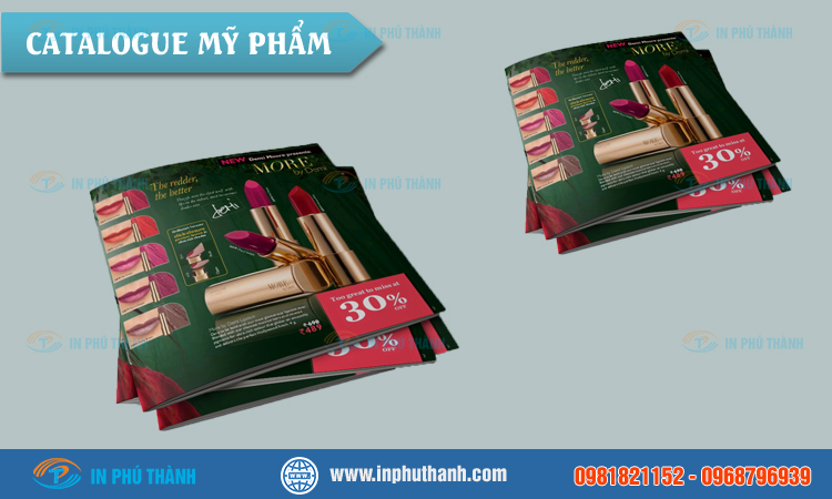 Catalogue mỹ phẩm nhiều mẫu đẹp, sang trọng - In Phú Thành