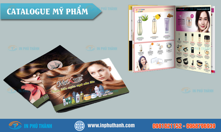 Catalogue mỹ phẩm nhiều mẫu đẹp, sang trọng - In Phú Thành