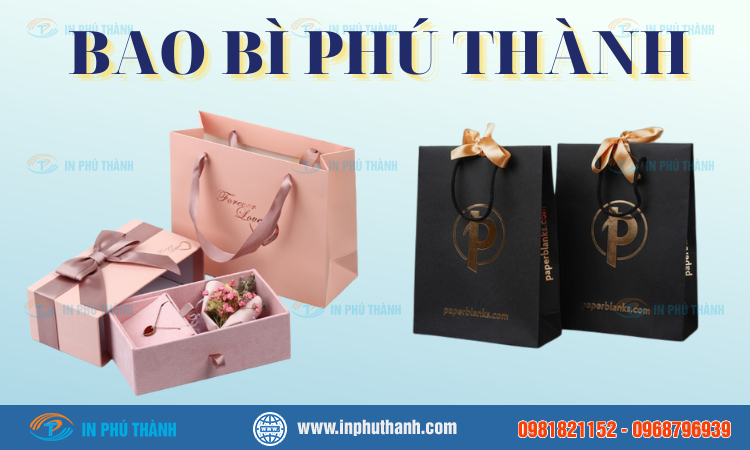 Túi giấy PNJet nhiều mẫu đẹp, sang trọng và đẳng cấp - In Phú Thành