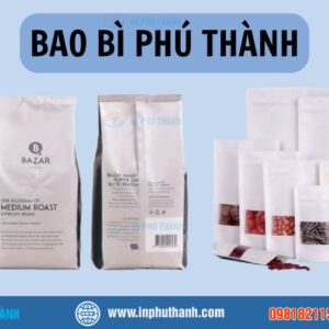 Túi giấy đựng hạt nhiều mẫu thiết kế đẹp - In Phú Thành Túi giấy đựng hạt