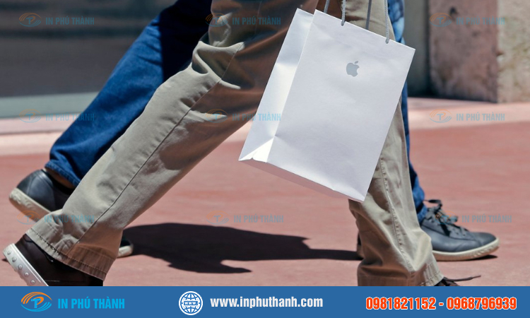 Túi giấy Apple nhiều mẫu đẹp, sang trọng - In Phú Thành