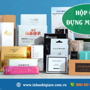 In hộp giấy đựng trái cây thiết kế theo yêu cầu - Bao bì Phú Thành Hộp giấy đựng mỹ phẩm