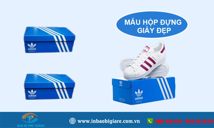 Hộp giày Nike nhiều mẫu đẹp thiết kế theo yêu cầu - Bao Bì Phú Thành Hộp giày adidas
