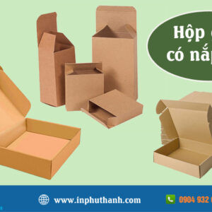 Hộp giấy nắp gài