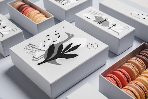 Hộp giấy đựng bánh macaron
