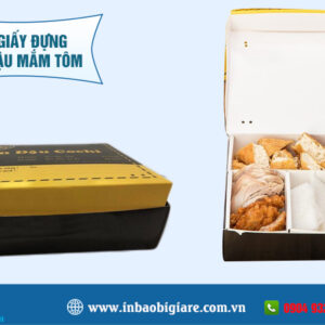 Hộp giấy đựng bún đậu mắm tôm