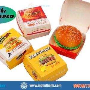 Hộp giấy đựng hamburger