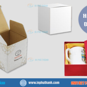 Hộp giấy đựng lý nhiều mẫu đẹp, sang trọng - In Phú Thành Hộp giấy đựng ly