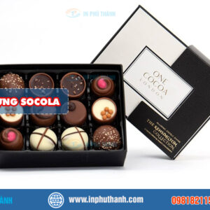 Hộp giấy đựng socola
