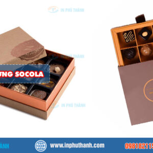 Hộp giấy đựng socola