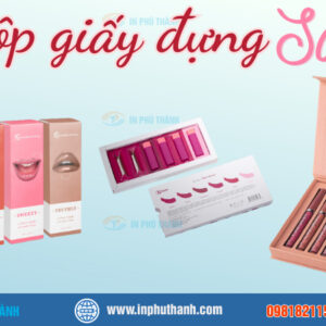Hộp giấy đựng son