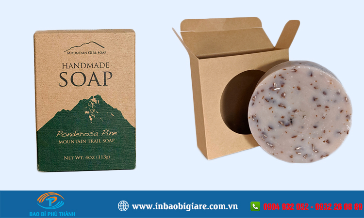 In Hộp Giấy Đựng Xà Phòng 15+ Mẫu Bao Bì Xà Phòng Hanmade
