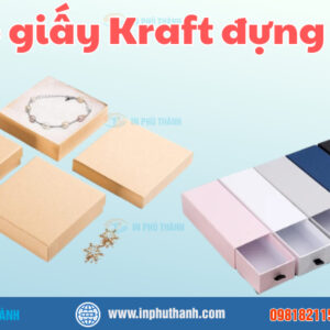 Hộp giấy Kraft đựng quà