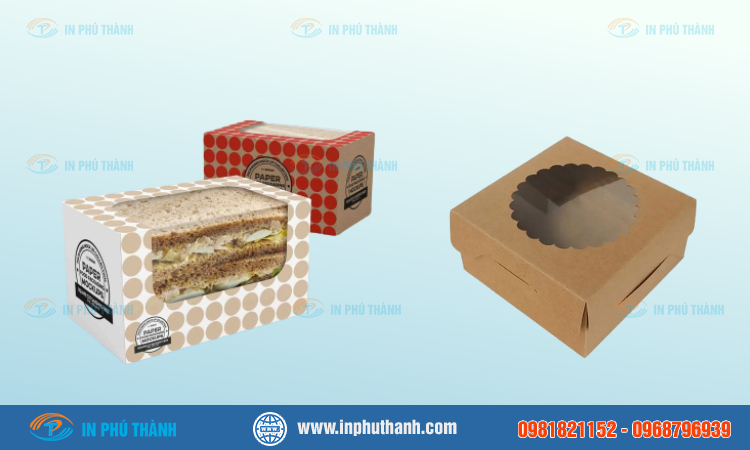 Hộp giấy mặt kiếng nhiều mẫu đẹp, sang trọng - In Phú Thành