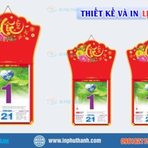 Lịch block nhiều mẫu đẹp, thiết kế theo yêu cầu - In Phú Thành In lịch block