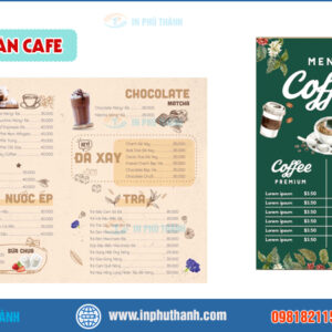 In menu café