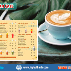In menu café