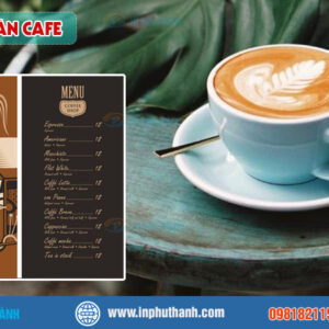 In menu café