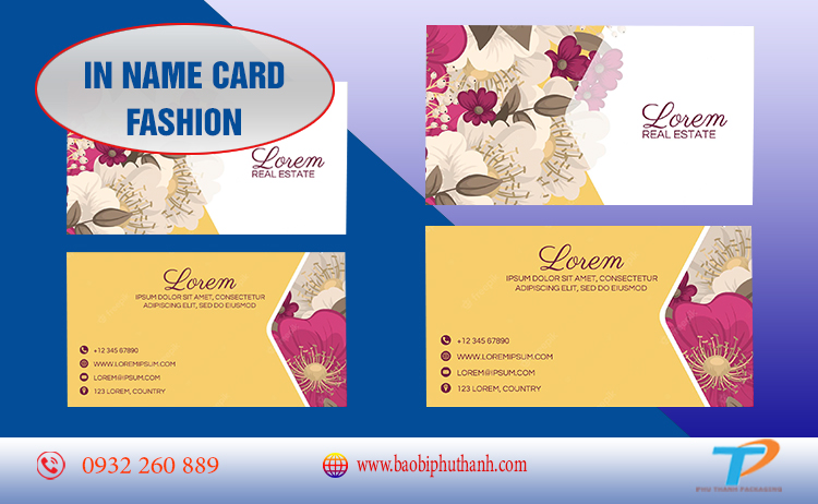 Name card giám đốc +20 mẫu thiết kế đẹp, sang trọng - Bao bì Phú Thành Name card fashion