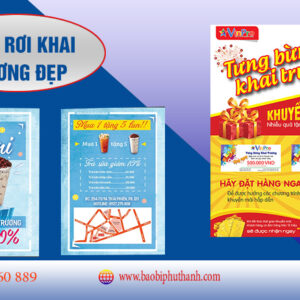 Tờ rơi quảng cáo du lịch nhiều mẫu đẹp, thiết kế in theo yêu cầu - Phú Thành Tờ rơi khai trương