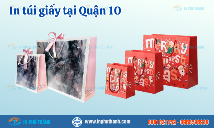 In túi giấy tại quận 10