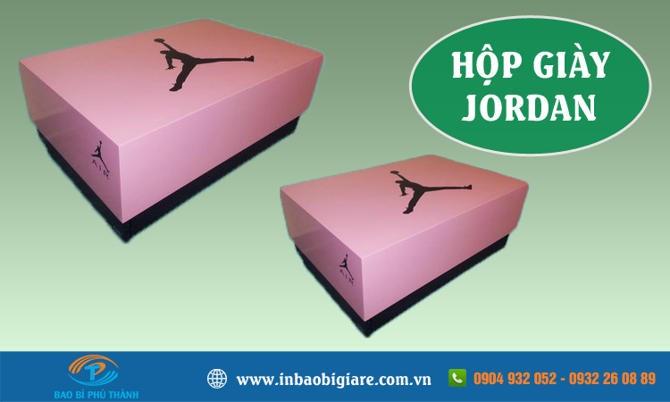 Hộp đựng giày jordan +10 mẫu đẹp thiết kế in theo yêu cầu - Phú Thành Hộp giày Jordan