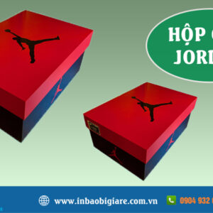 Hộp đựng giày jordan +10 mẫu đẹp thiết kế in theo yêu cầu - Phú Thành Hộp giày Jordan
