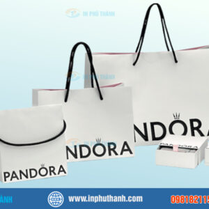 Túi giấy Pandora nhiều mẫu đẹp, sang trọng - In Phú Thành Túi giấy Pandora