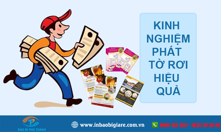 Kinh nghiệm phát tờ rơi hiệu quả