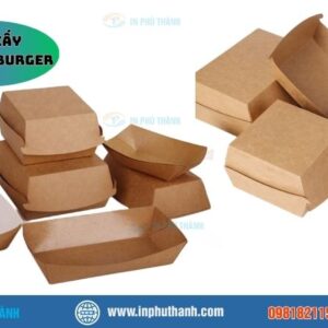 Hộp giấy đựng hamburger
