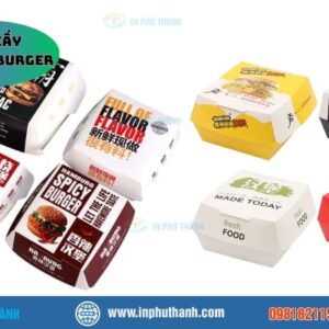 Hộp giấy đựng hamburger