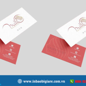 Name card mỹ phẩm nhận thiết kế, in theo yêu cầu - Bao Bì Phú Thành Name card mỹ phẩm