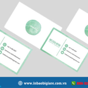 Name card mỹ phẩm nhận thiết kế, in theo yêu cầu - Bao Bì Phú Thành Name card mỹ phẩm