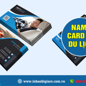 Name card giám đốc +20 mẫu thiết kế đẹp, sang trọng - Bao bì Phú Thành Name card xe du lịch