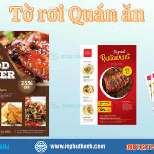 Tờ rơi quán ăn