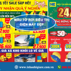 Tờ rơi siêu thị điện máy