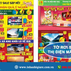 Tờ rơi siêu thị điện máy