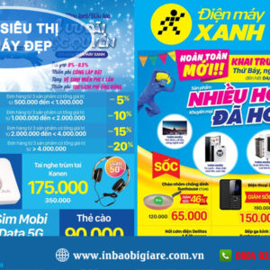 Tờ rơi siêu thị điện máy