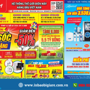 Tờ rơi siêu thị điện máy