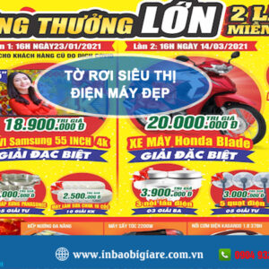 Tờ rơi siêu thị điện máy
